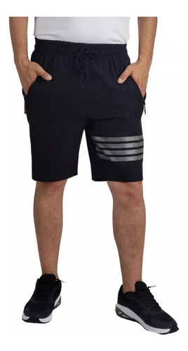 Short Deportivo Hombre Secado Rápido Bolsillos