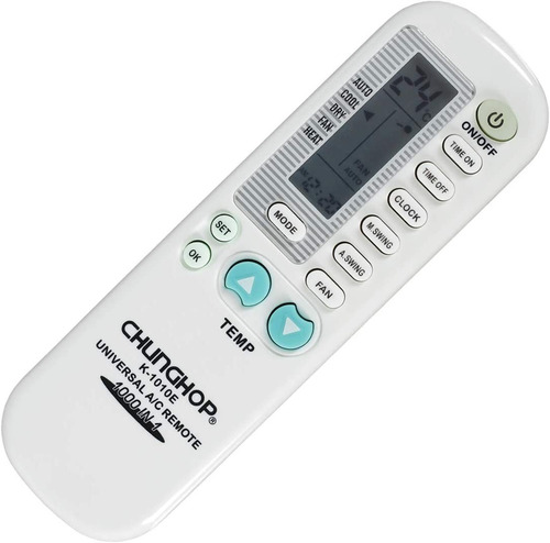 Imagen 7 de 10 de Control Remoto Universal Para Aire Acondicionado
