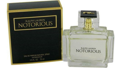 Perfume Notorious Dama  75 Ml Ralph Lauren Original