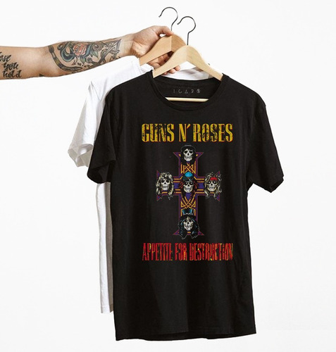 Remera Guns N' Roses Slash Pep 100% Algodon Icaro Remeras