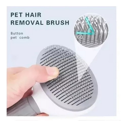 Cepillo Mascota Peine Gato Y Perro Cardina Autolimpiante