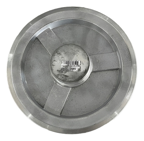 Polia Alumínio 220mm 3 Canais Tipo A - Mademil Gabitec 220a3