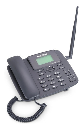 Imagem 2 de 3 de Telefone Rural Celular Fixo Aquário Ca-42s3g 3g Dual Chip