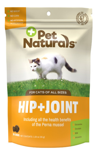 Pet Naturals Snack Hip Joint Para Gatos 45g