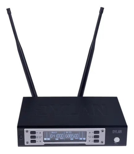 Sistema De Microfone Sem Fio Duplo Dylan D-9000s Power