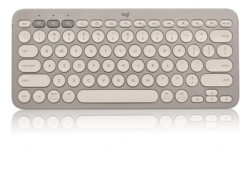 Teclado Bluetooth Logitech K380 Qwerty Español Color Arena