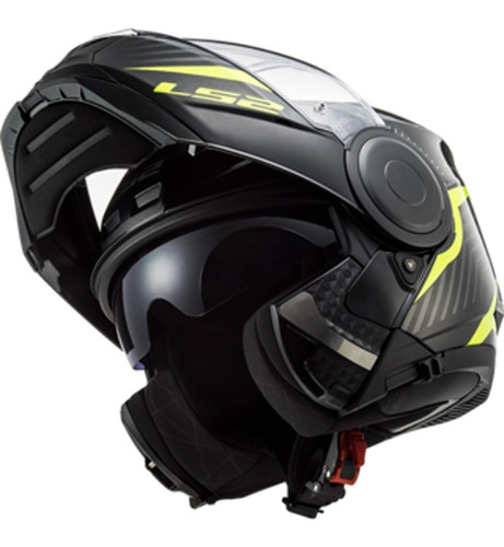 Casco Moto Rebatible Ls2 902 Scope Skid Pinlock Doble Visor