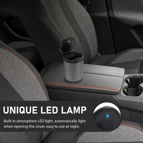 Cenicero Con Tapa Y Accesorios Para Cenicero De Coche