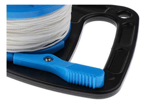 Línea De 272 Pies Con Rueda De Plástico Para 83m Azul
