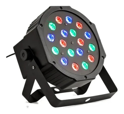 Led Com 18 Leds Slim Canhão Strobo Refletor 110V/220V