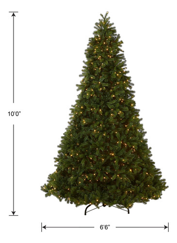 Árbol De Navidad Douglas 1000 Luces Led Bajo Voltaje