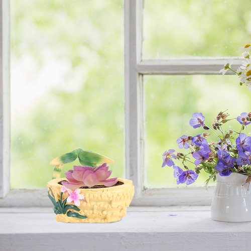 Set De 8 Plantas Suculentas Artificiales Violetas Para Decor