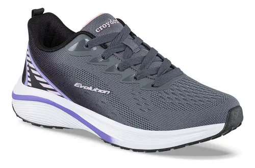Tenis Running Plump Gris Osc Para Mujer Croydon