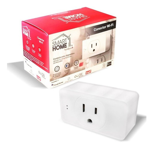 Conector Eléctrico Wifi Inteligente Techzone Smarthome