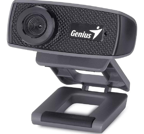 Cámara web Genius FaceCam 1000X HD color negro