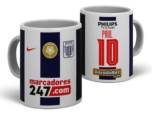 Imagen 2 de 4 de Taza Alianza Lima Personalizada 11oz