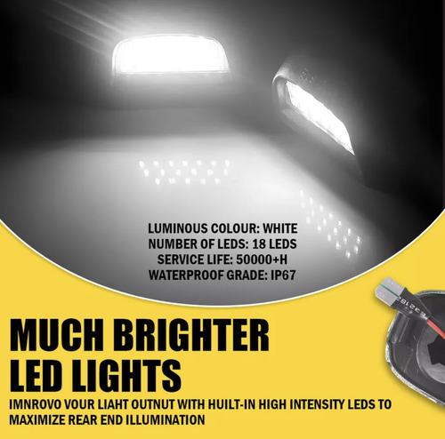 Luz Matrícula Cheyenne Silverado Sierra 99 13 Tahoe 00 06