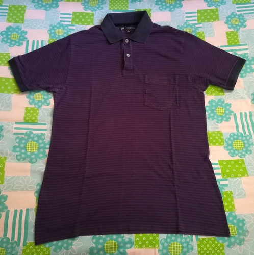 Chemise A Rayas Color Morado De Caballero Marca Gef Talla L