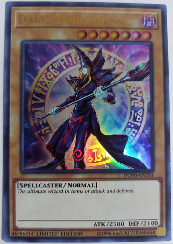 Dark Magician - Ultra Rare     Dupo        Mago Oscuro