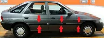 Comprar Ford Escort 4\u002F5 P 1996 Baguetas Laterales Negras (6 Piezas) Walrod306