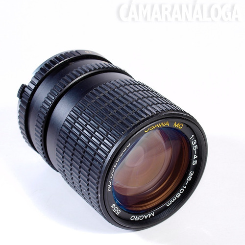 Olympus Om: Zoom Osawa 35-105mm F3.5-4.5. Impecable.