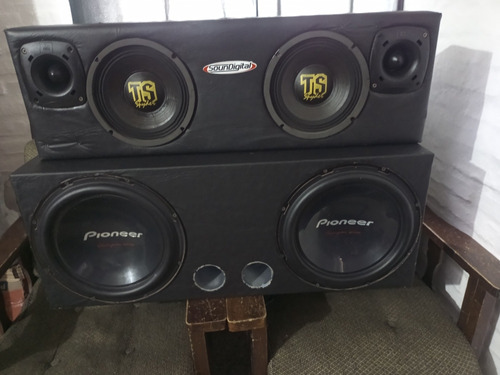 2 Subi Woffer Nitros K Sonido De 350 Rms Más 800 Soub 