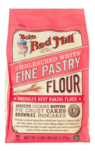 Bob´s Red Mill Harina Blanca Pastelera Pastry Flour 2.27kg