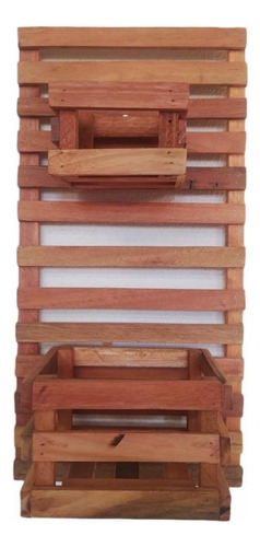 Kit Jardim Vertical 60 X 30 Com 2 Cachepots 16x18 / 12 X12