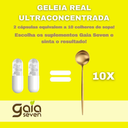 Geleia Real Liofilizada Própolis E Vitaminas 3 Potes 180caps