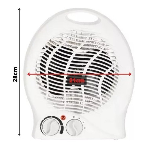 Calefactor Ventilador Eléctrico 2 Niveles 2000w ( Portátil )