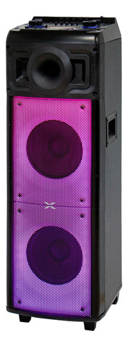 Sistema De Audio Parlante Xtreme Con Batería 12000w Pmpo Color Negro