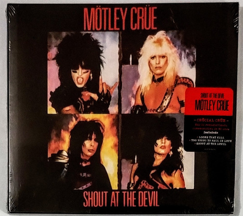 5 Cds Mötley Crüe: Discografia 81 A 89 - Crücial Crüe (2022)