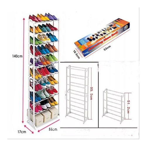 Oferta¡ Organizador De Zapatos Apilable 30 Zapatos