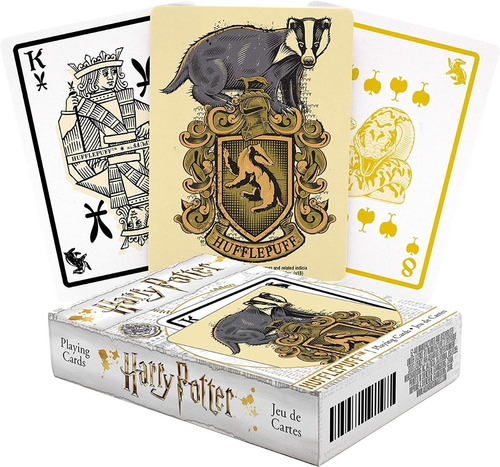 Harry Potter Hufflepuff Juego De Cartas Poker