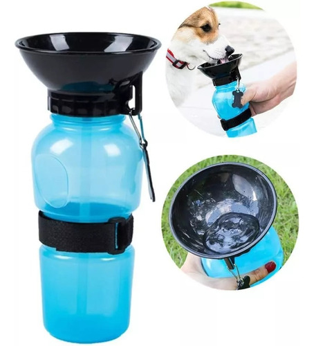 Bebedero De Agua Portátil Perros Mascotas Dispensador Botell