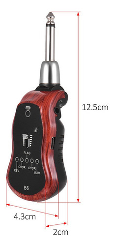 Sintetizador De Efectos De Guitarra Portátil Con 5