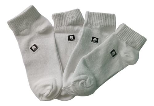 36 Pares De Tin Deportivo Color Blanco (Usado)