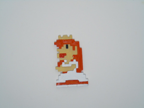 Princess Peach Mario Bros. 1 Pixel 5cm