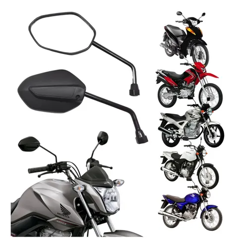 comprar Par Retrovisor Gvs Mini Titan  Honda Nxr 125 150 Bros 2003
