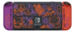 Nintendo Switch OLED 64GB Pokémon Scarlet & Violet Edition color rojo y violeta y negro