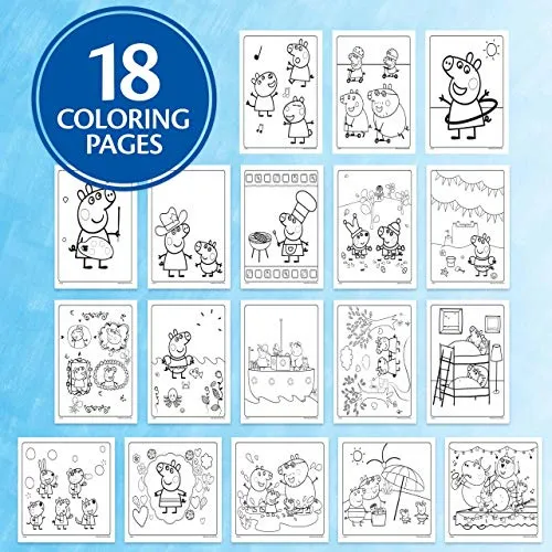 Crayola - Cuaderno Para Colorear Pistas De Blue, Color Wonde