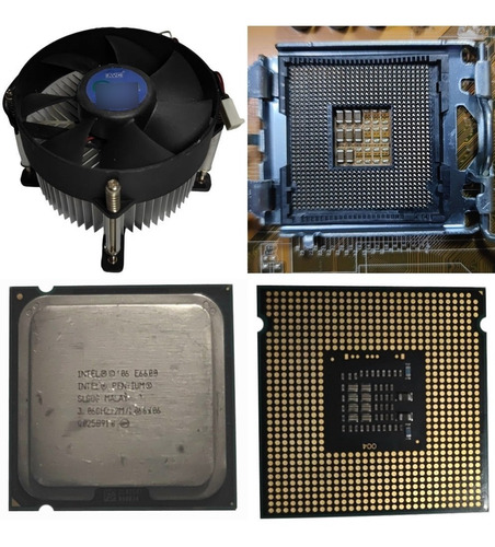 Kit Placa Mãe Asus P5gc-mx/1333 + Dual Core 3.06 + Ddr2 3gb