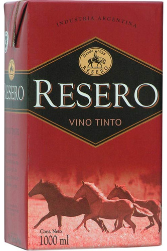 Pack X 12 Unid Vino  Tinto Tb 1 Lt Resero Vinos En T Pro