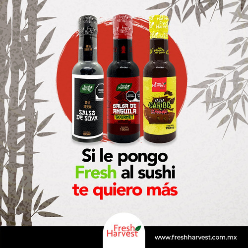 Salsa De Soya Fresh Harvest 1 Litro Caja 12 Piezas
