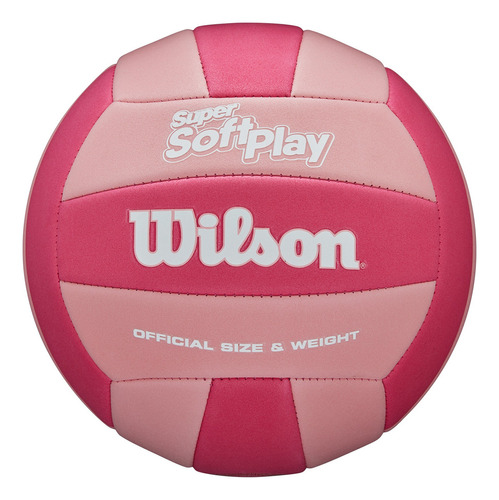 Pelota Wilson Volley Super Soft Play - 2 Colores Color Rosa Chicle