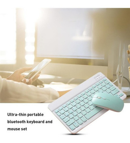 Teclado Inalámbrico Portátil Compacto Bluetooth 10