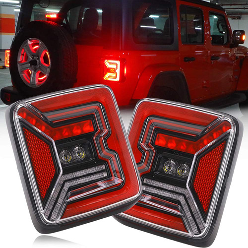 Audexen Luz Trasera Led Para Jeep Wrangler Jl Marcha Atra