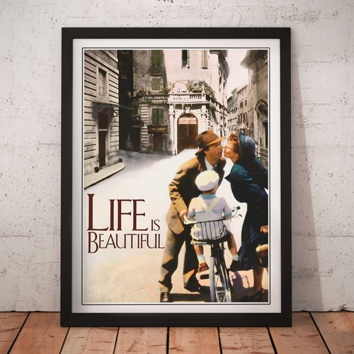Cuadro Peliculas - La Vida Es Bella - Movie Poster 
