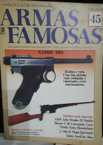 Fascículo Bem Conservado De Armas Famosas N*45 De 1973