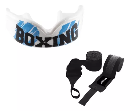 Protector Bucal Boxing Boxeo Mma Vendas 3,5mts Combo